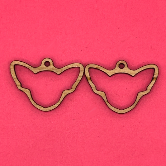 Blank chihuahua wooden bezels