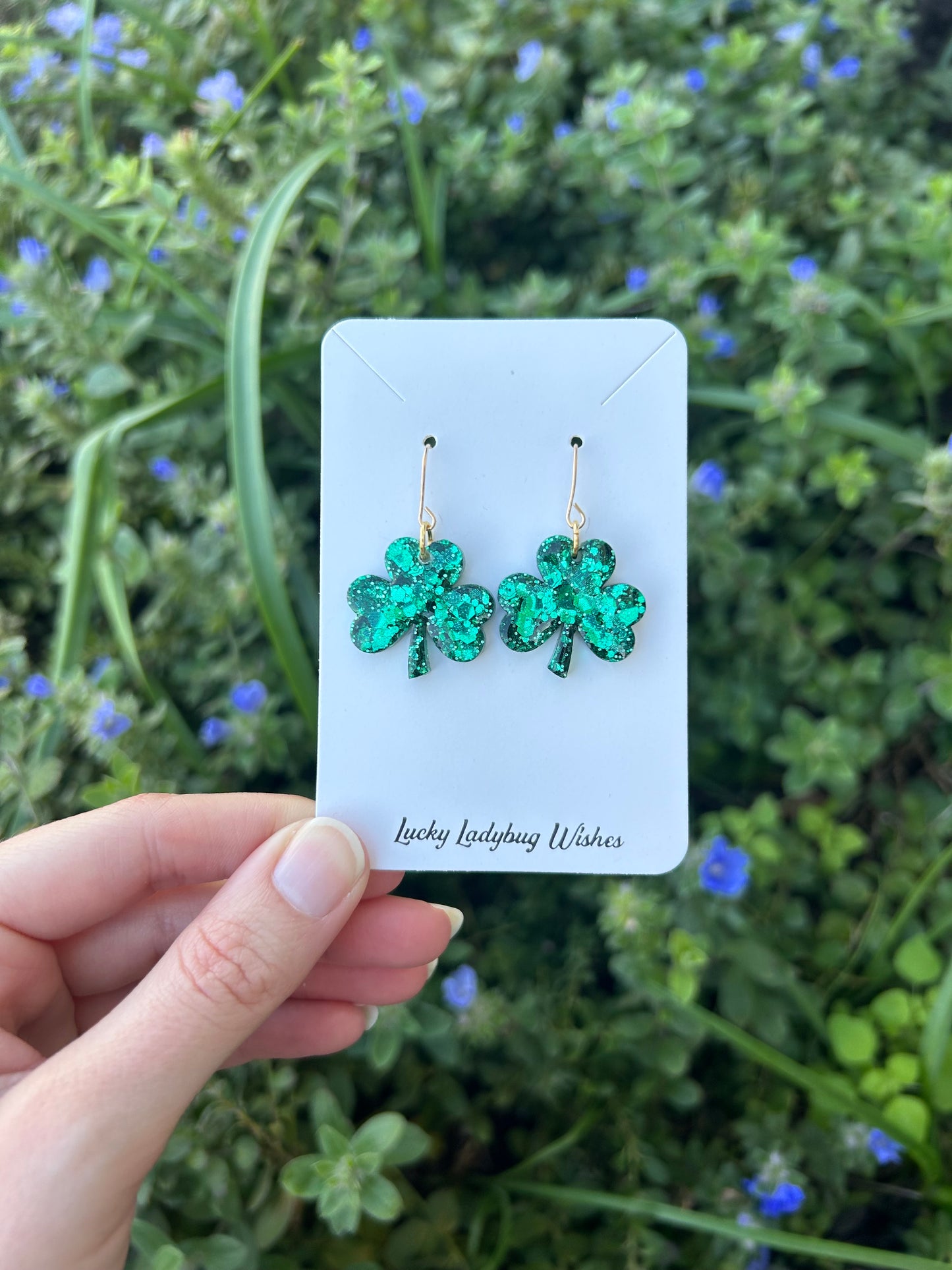 Shamrock earrings