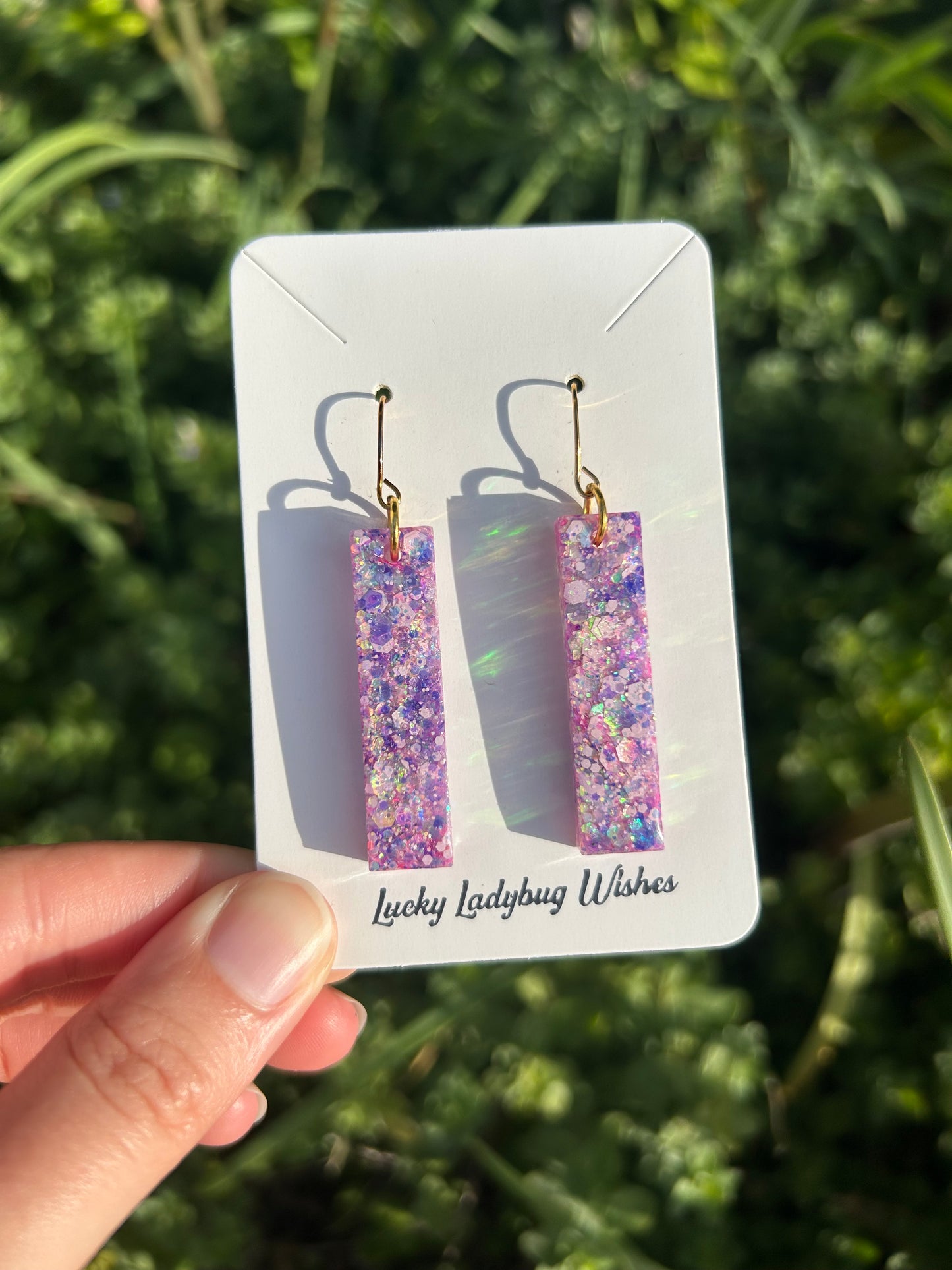 Small Summer Sunset earrings