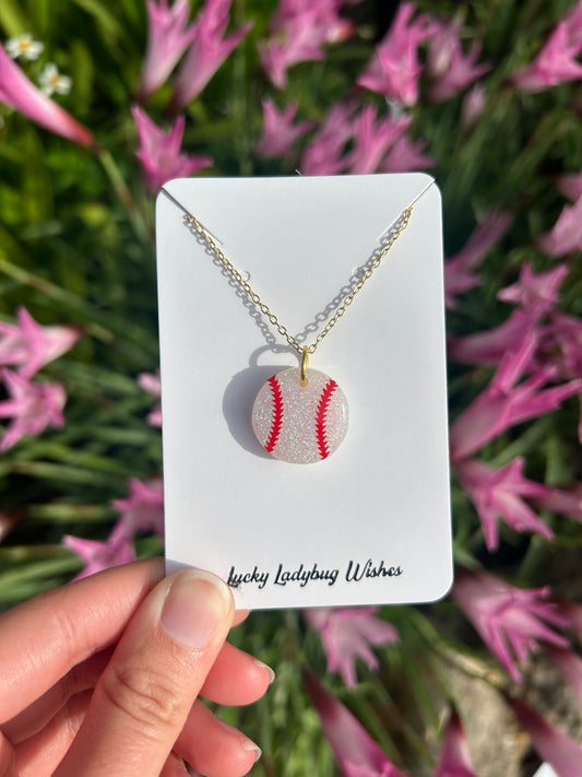 Baseball necklace