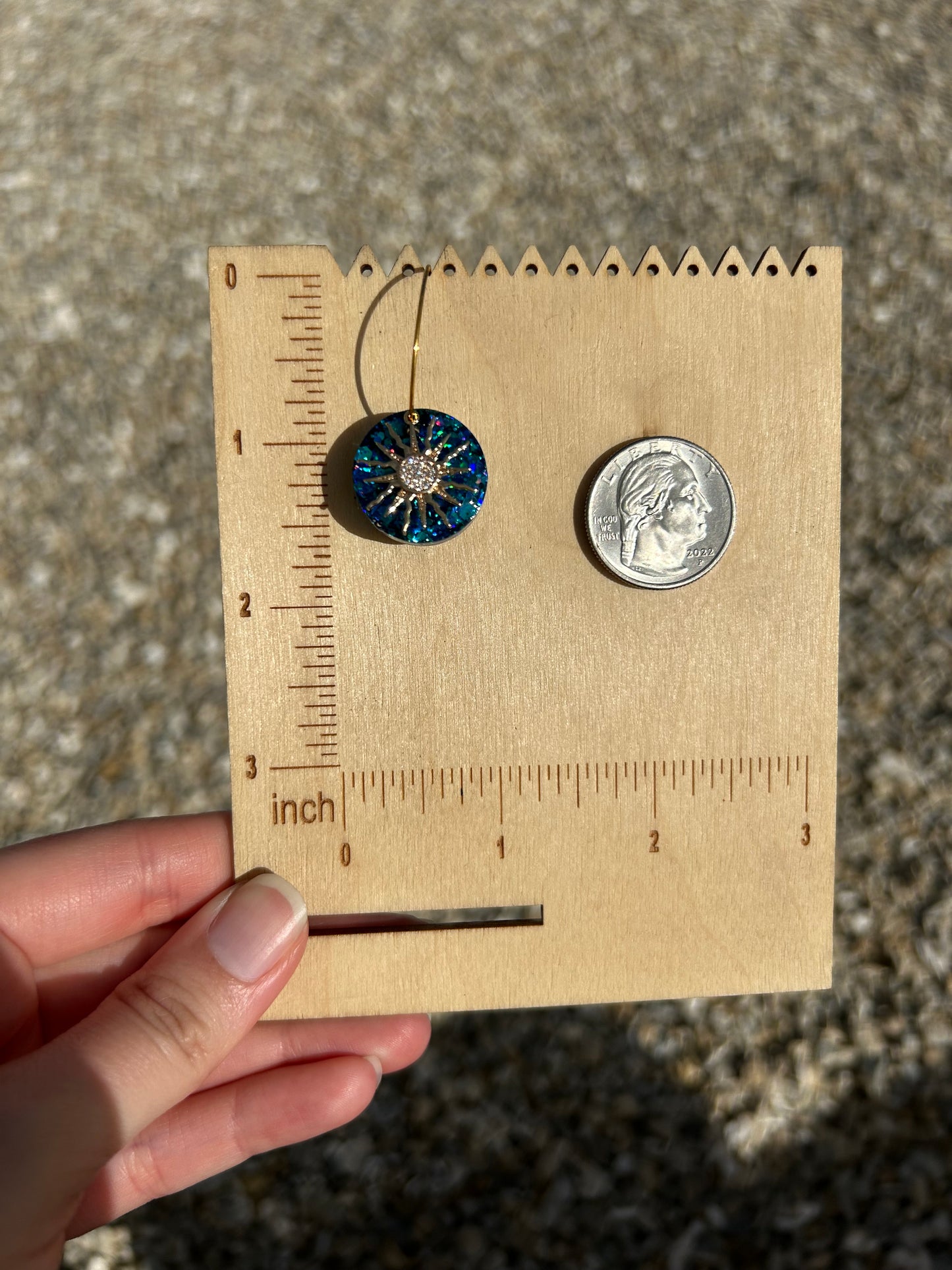 Sun Charm earrings