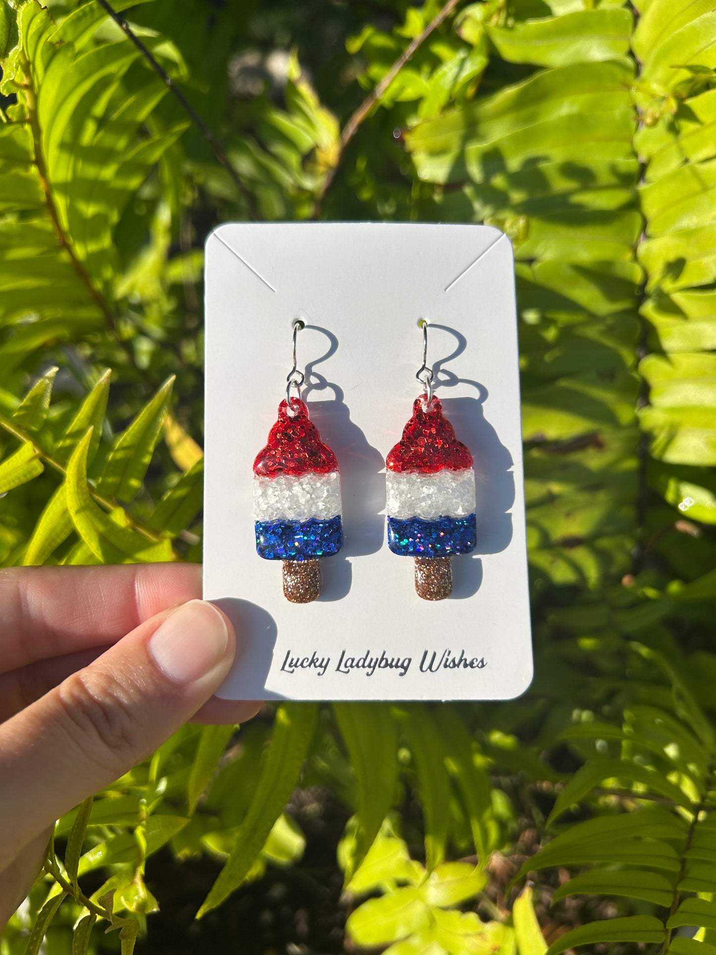 Solid Bomb Pop earrings
