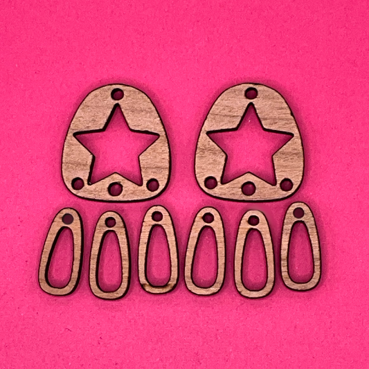 Blank Patriotic wooden bezels