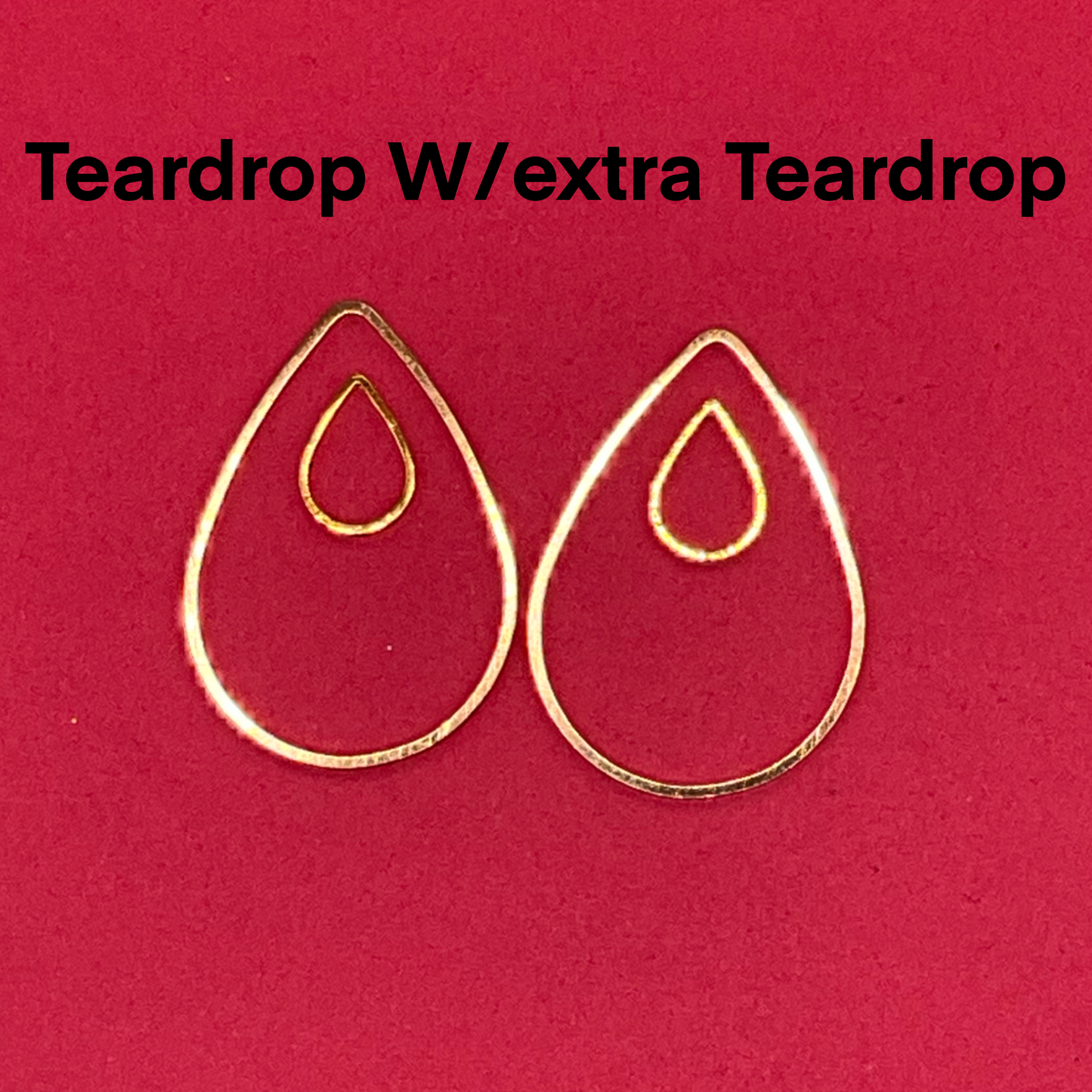 Teardrop metal bezels