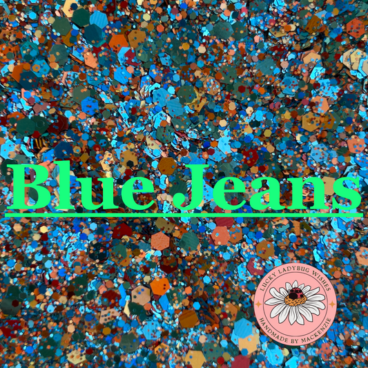 Blue Jean Glitter