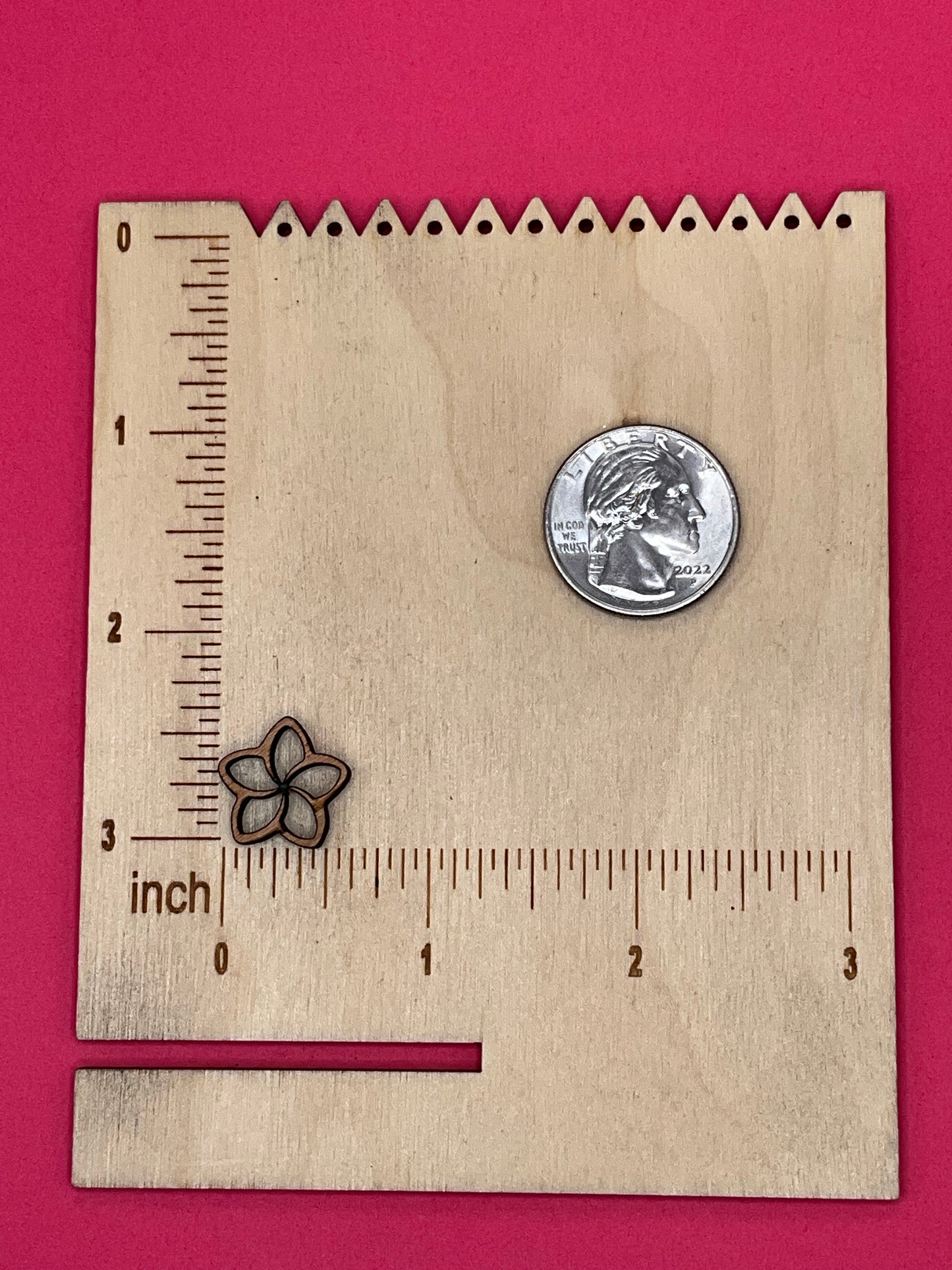 Blank Summer Studs wooden bezels