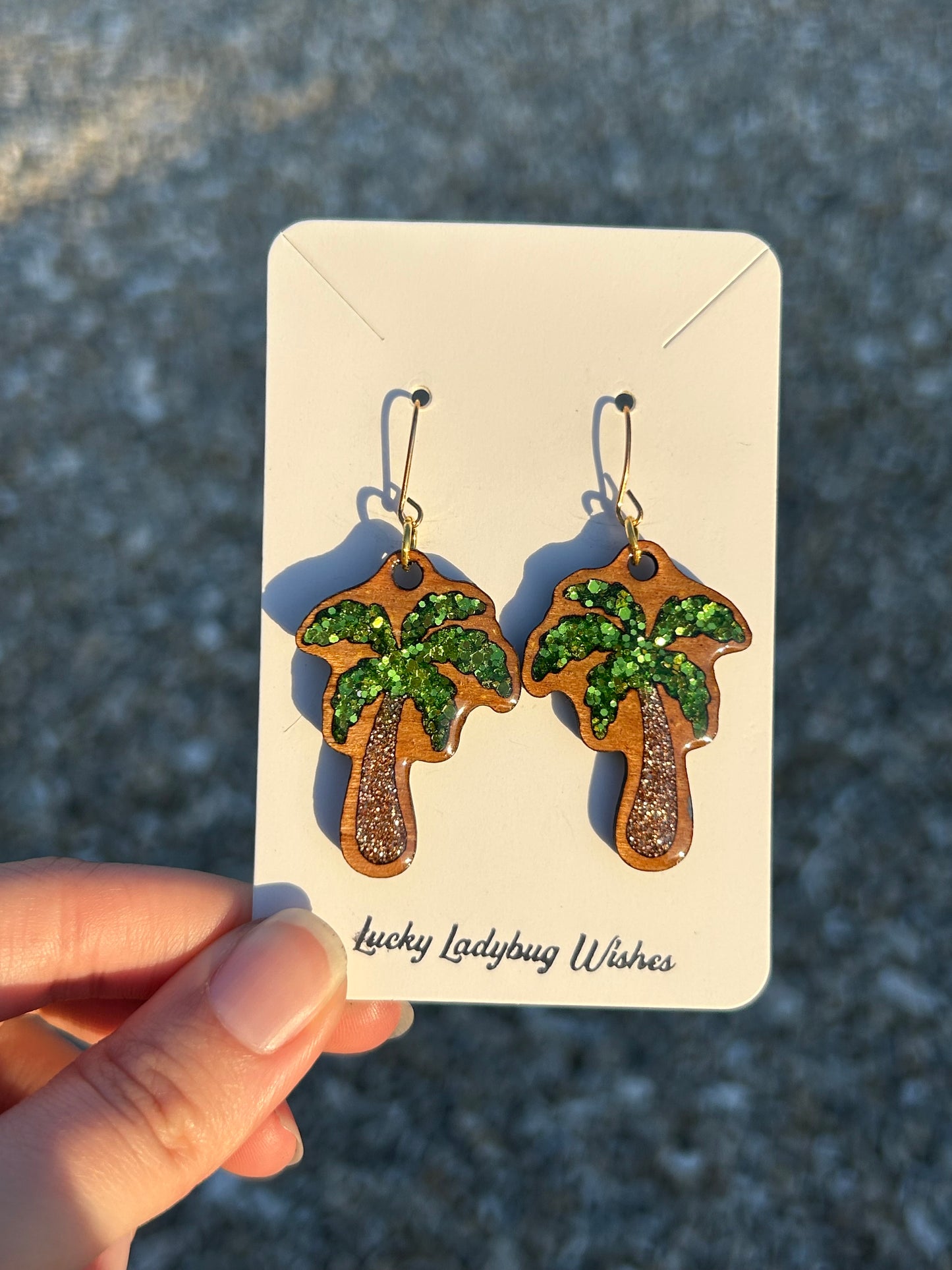 Palm Tree earrings