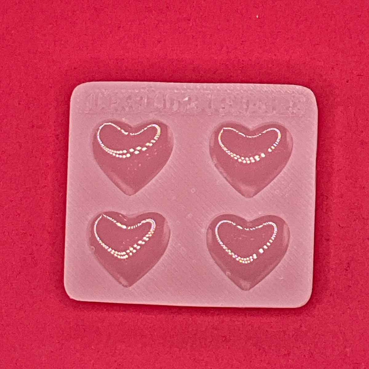 Heart Studs Silicone Molds