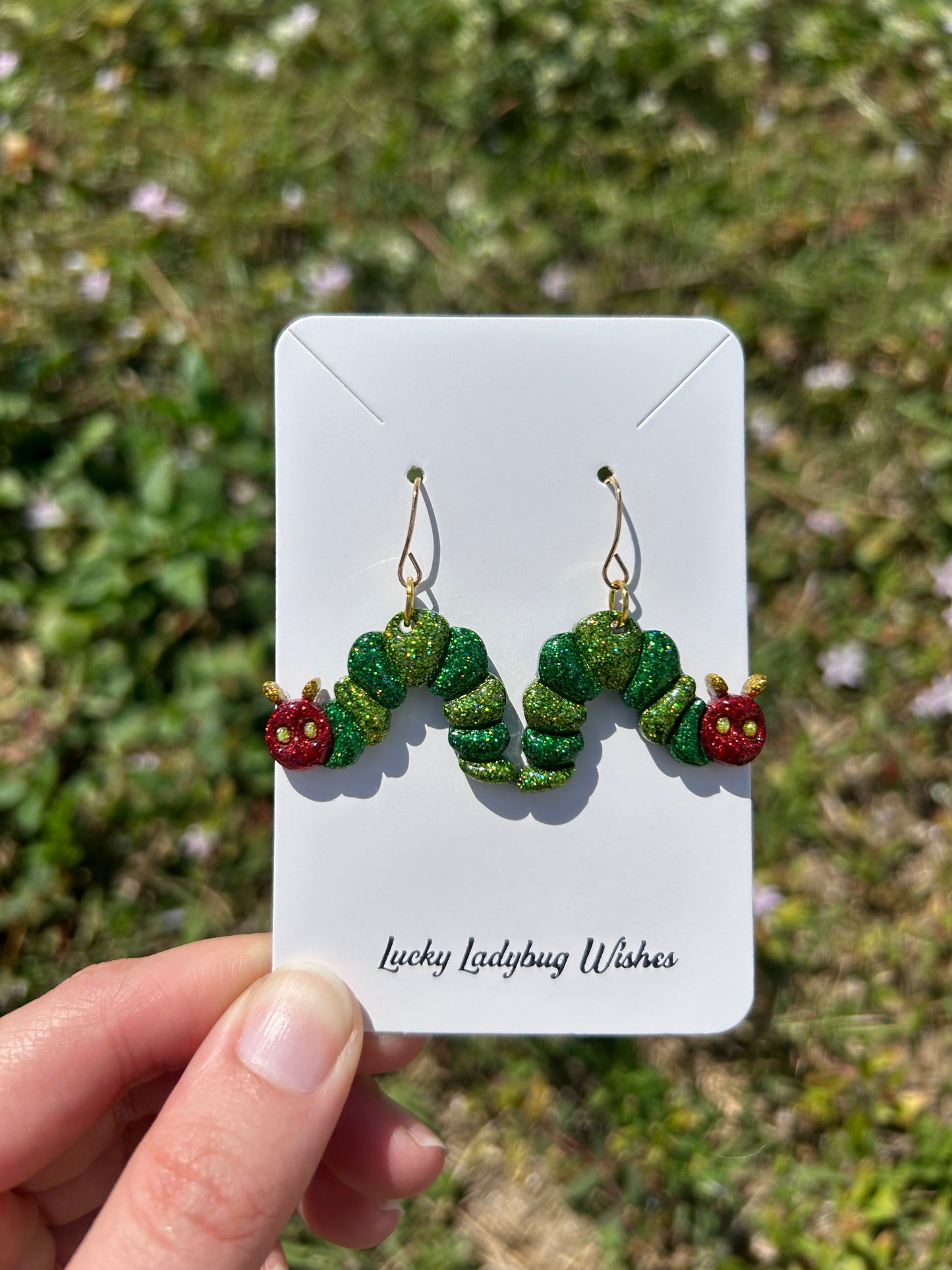 Hungry Caterpillar earrings