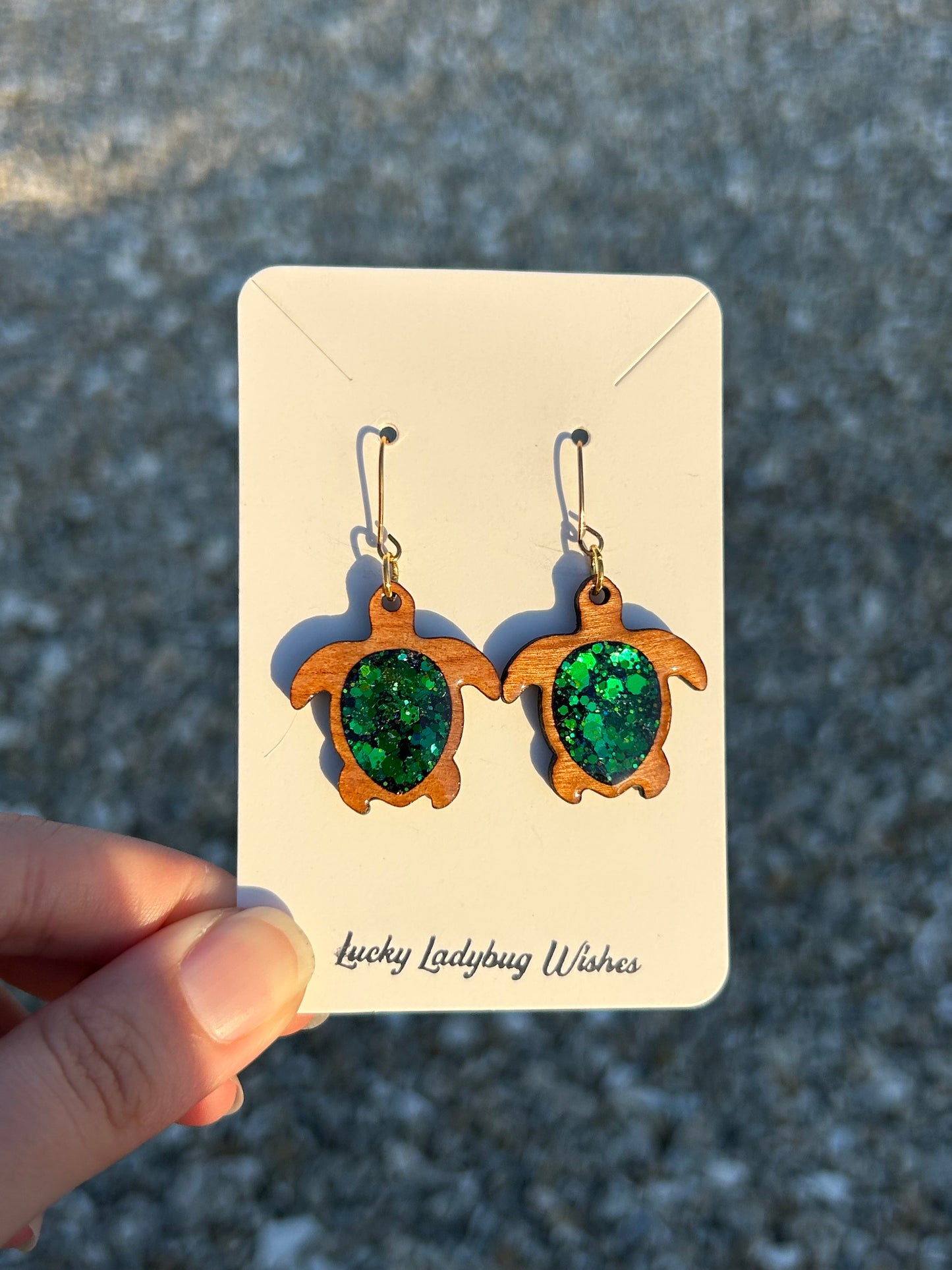 Open Turtle earrings