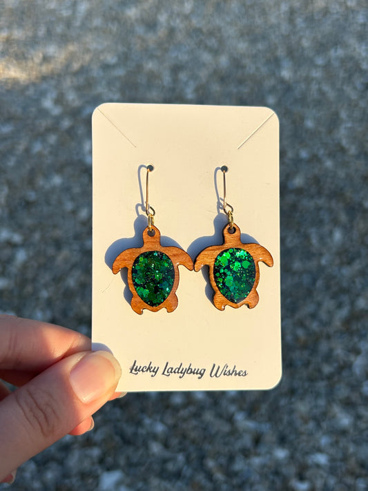 Open Turtle earrings