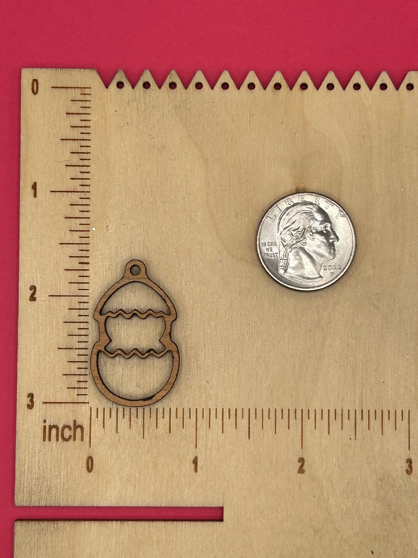 Blank Chick Hatching wooden bezels