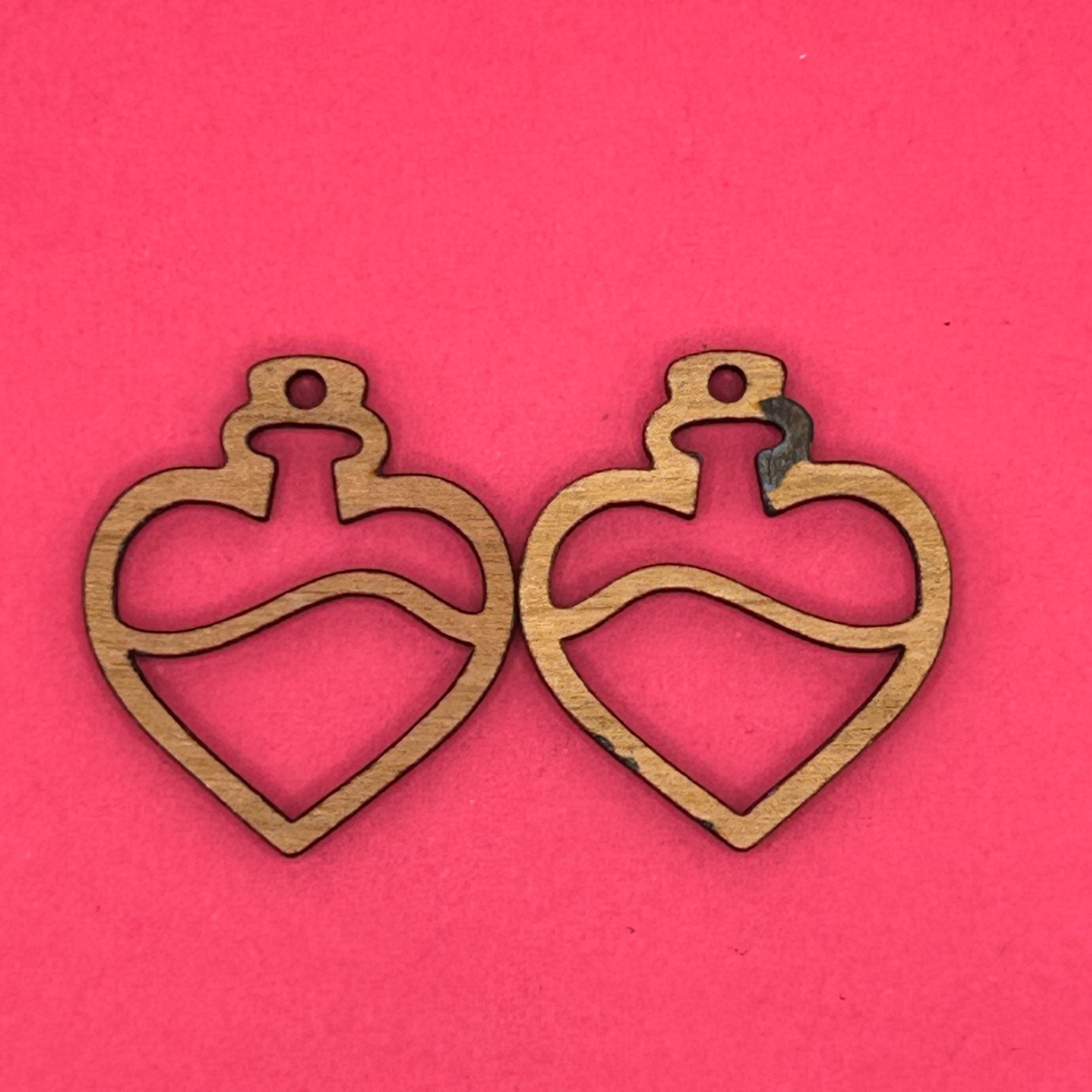 Blank love potion wooden bezel