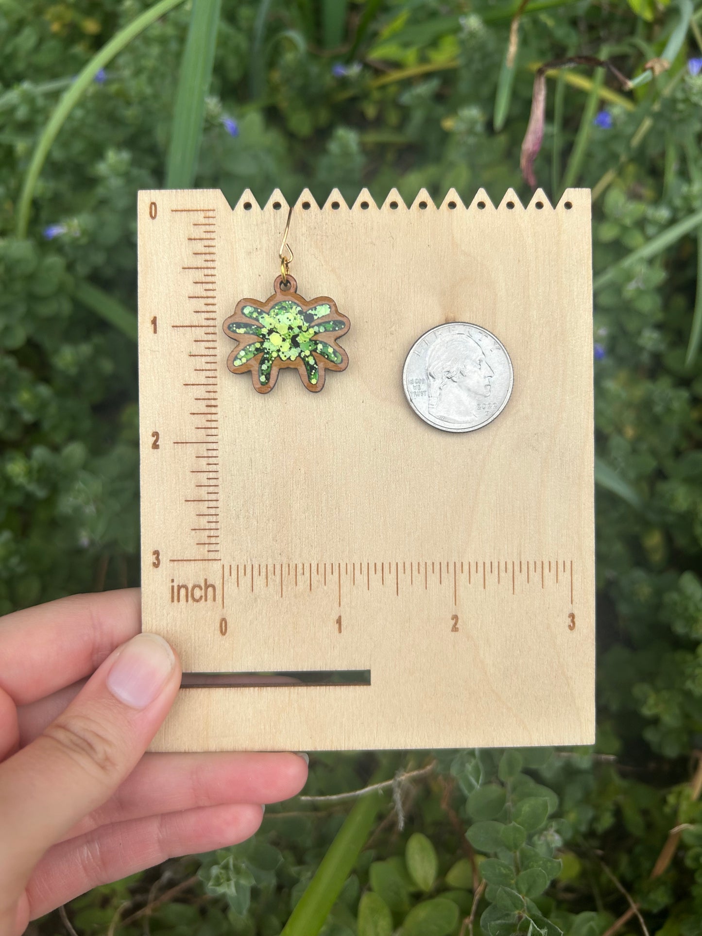 Spider earrings