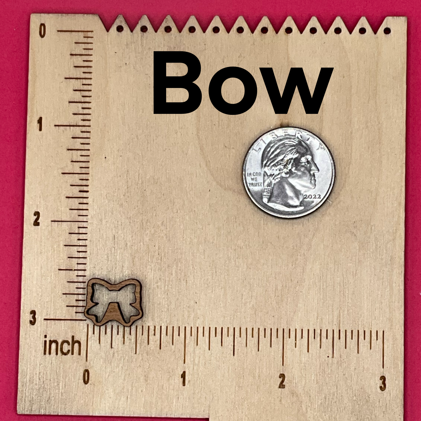 Blank Valentine Studs wooden bezels