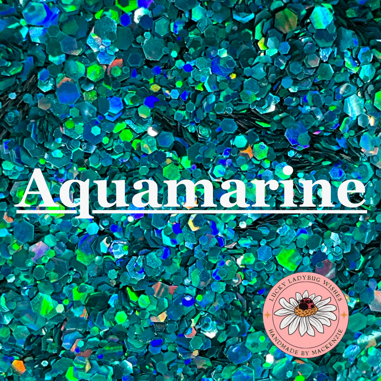 Aquamarine Glitter