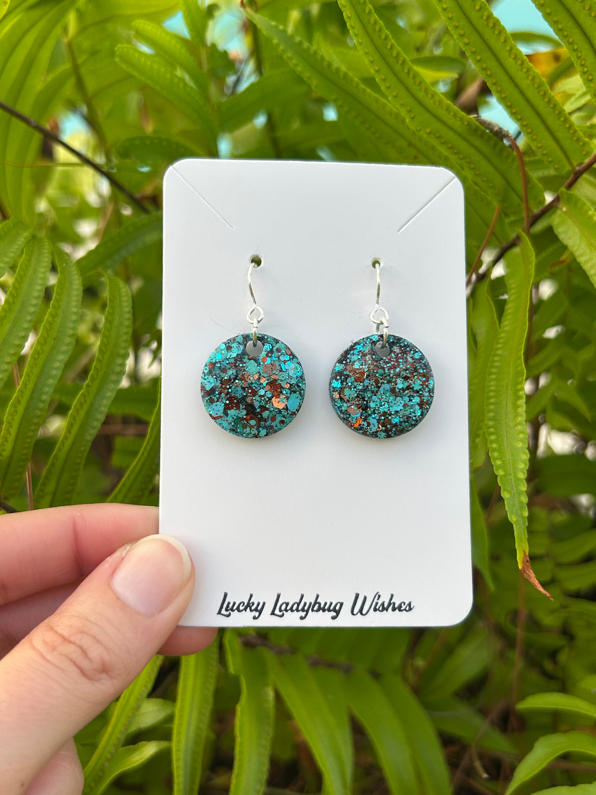 Small Turquoise Cowgirl earrings
