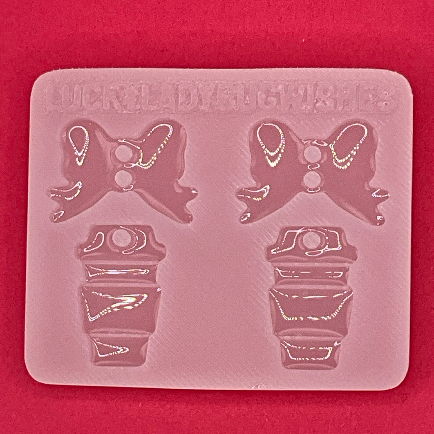 Bow Latte Silicone Molds