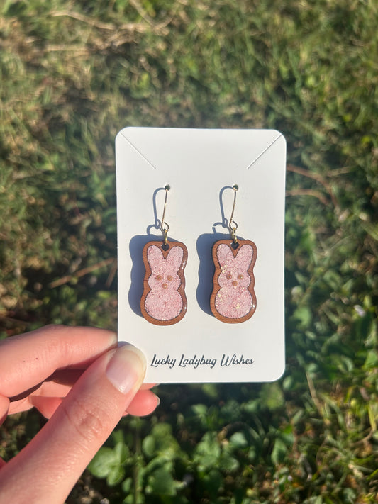 Peep Bunny earrings