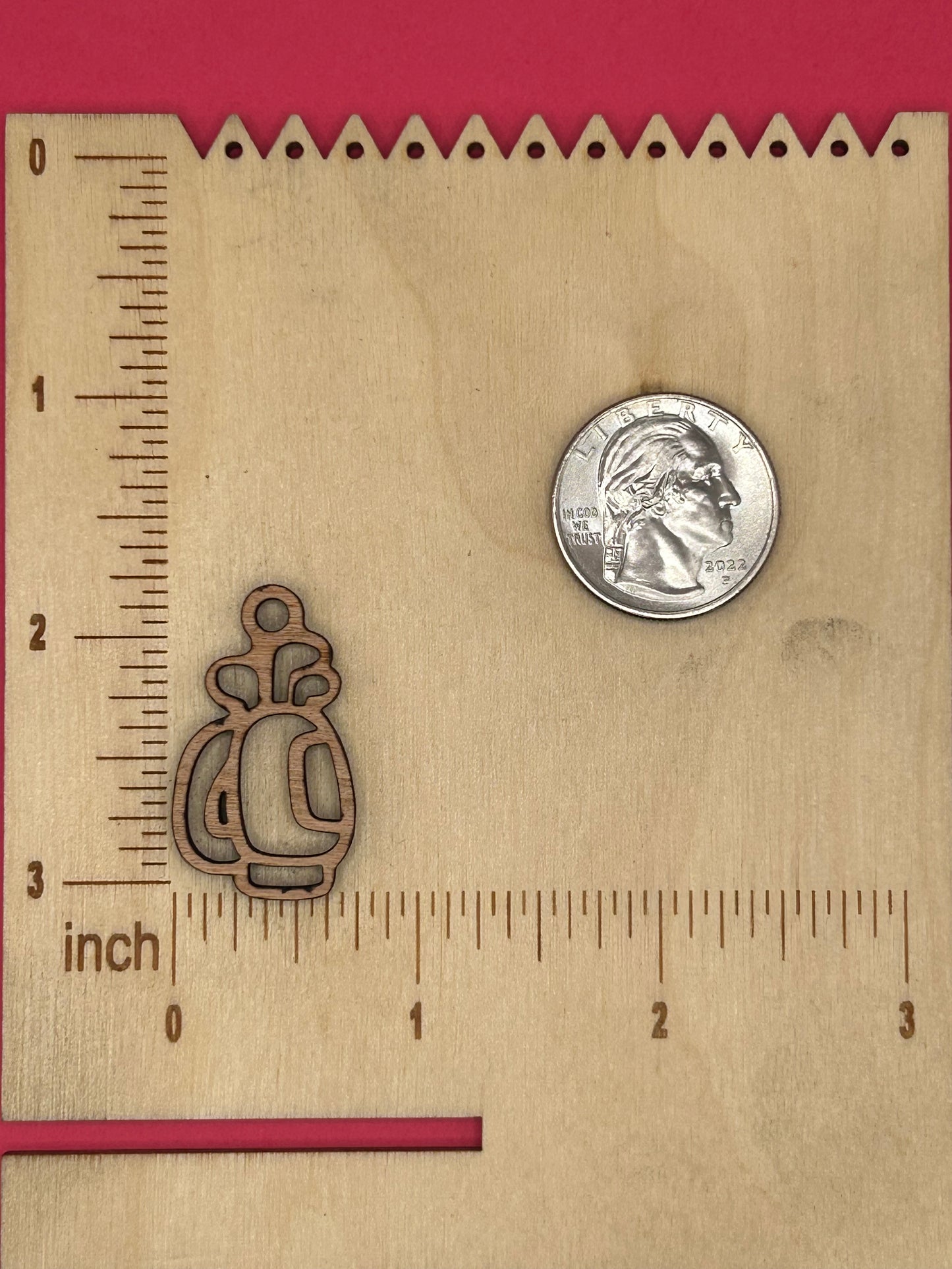 Blank Golf Bag wooden bezels
