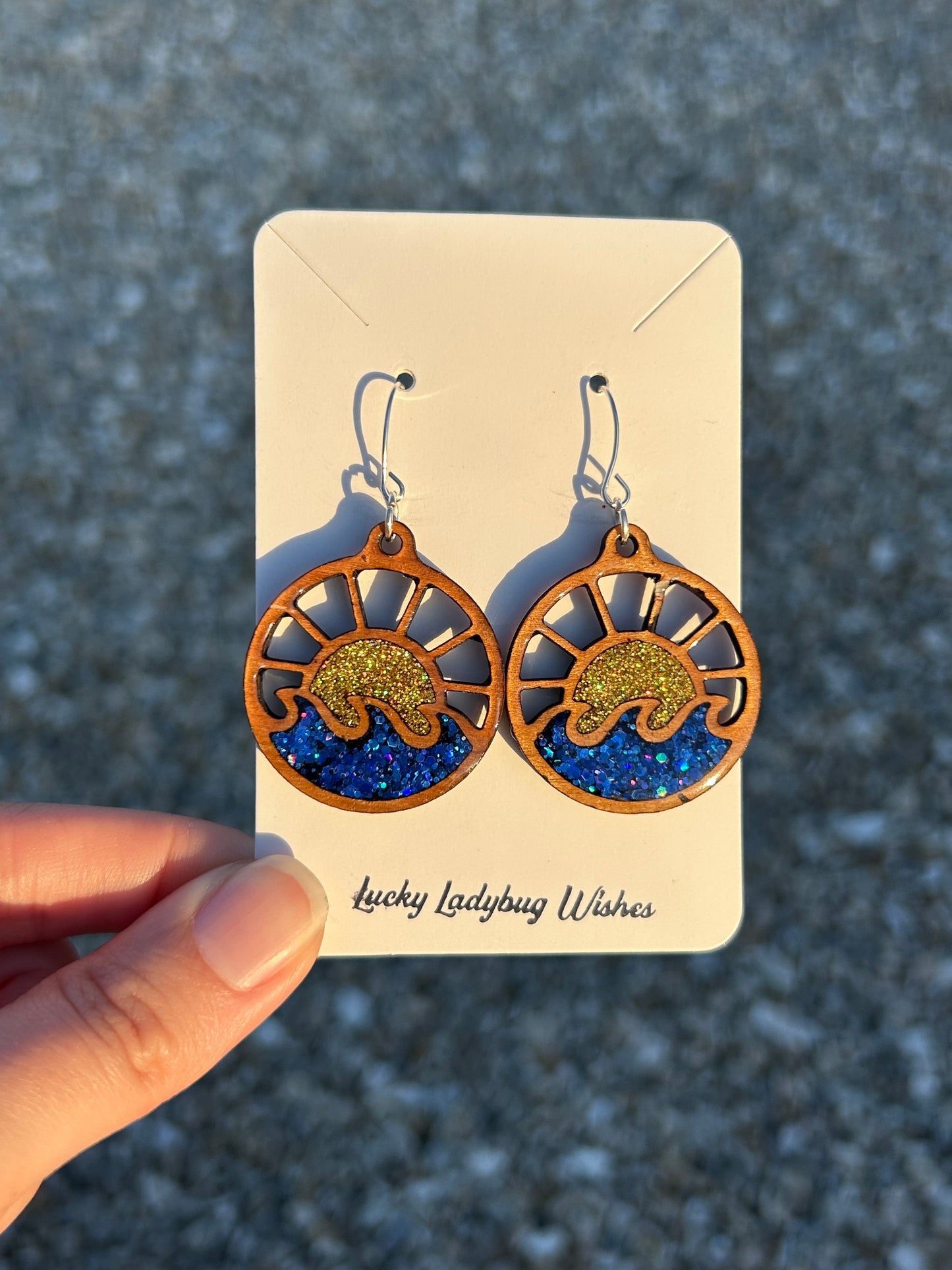 Sun Wave Hoop earrings