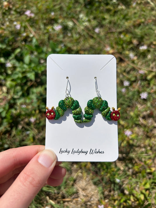 Hungry Caterpillar earrings