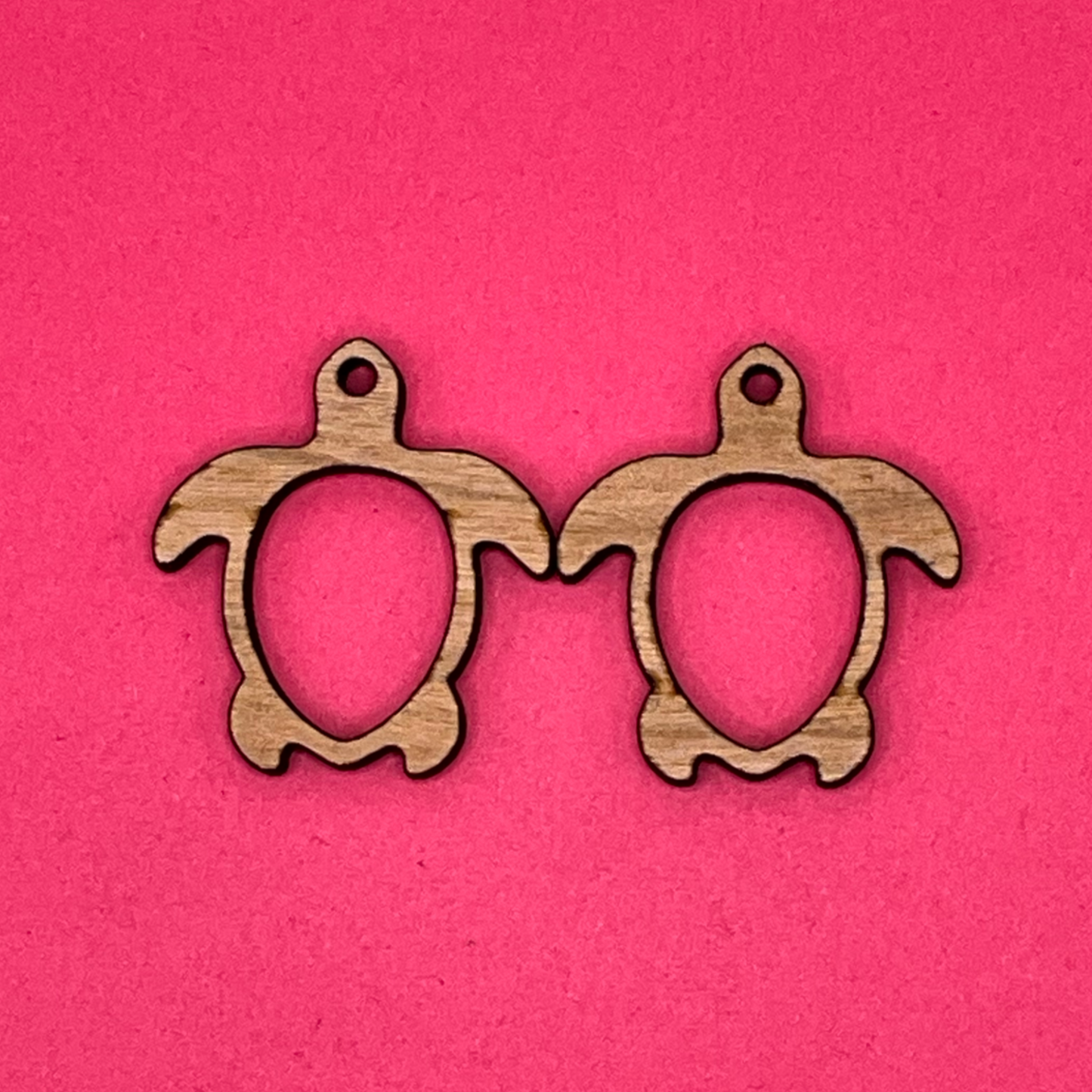 Blank Turtle w/Open Belly wooden bezels