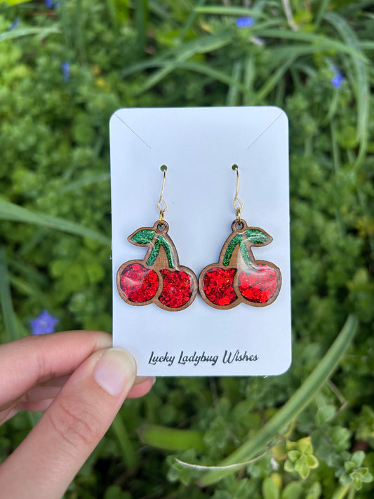 Cherry earrings