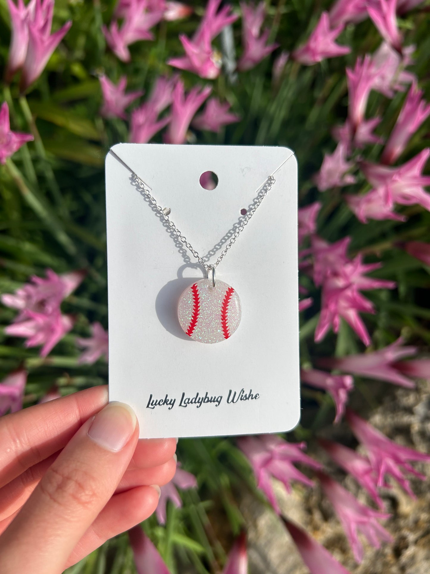 Baseball necklace