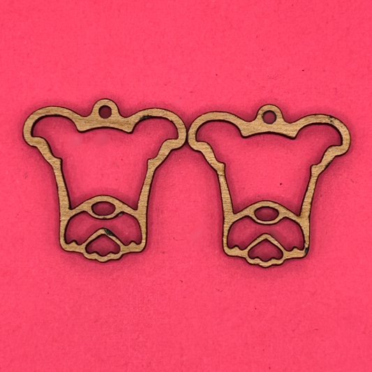 Blank schnauzer wooden bezels