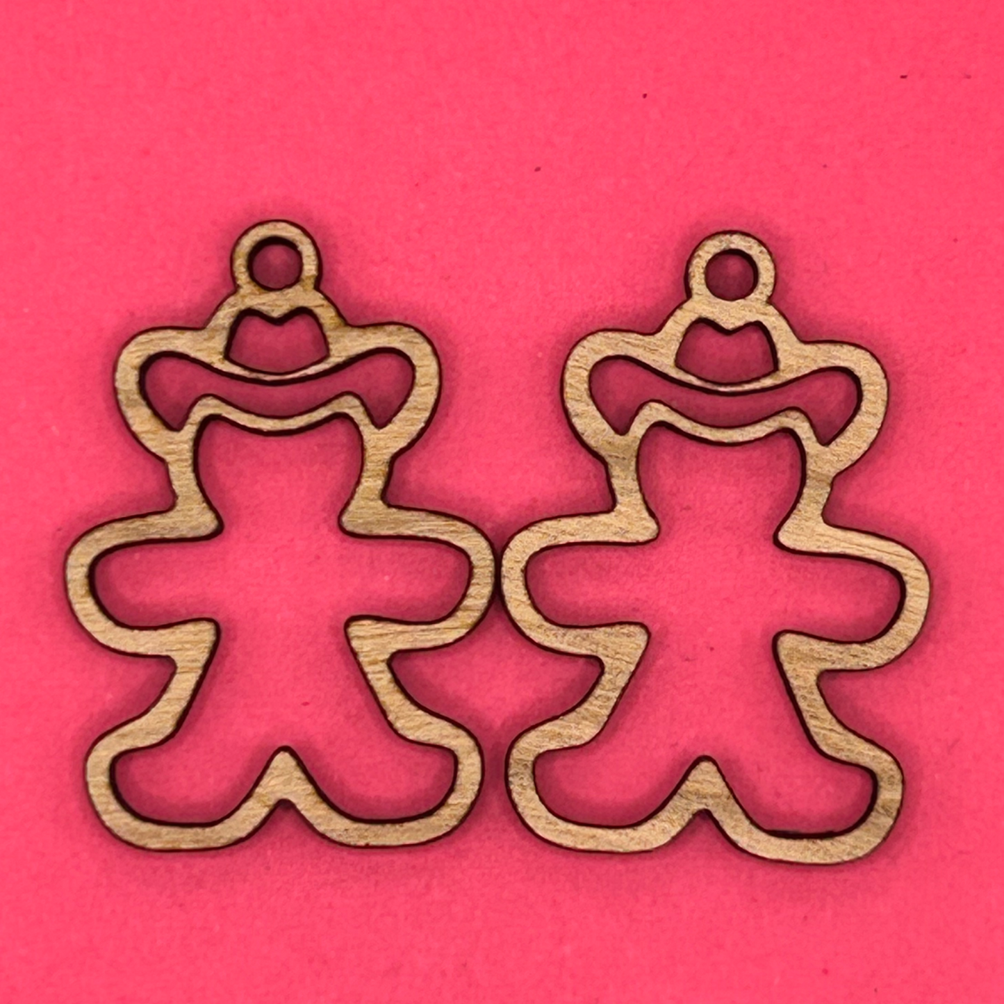 Blank Cowgirl Gingerbread wooden bezel