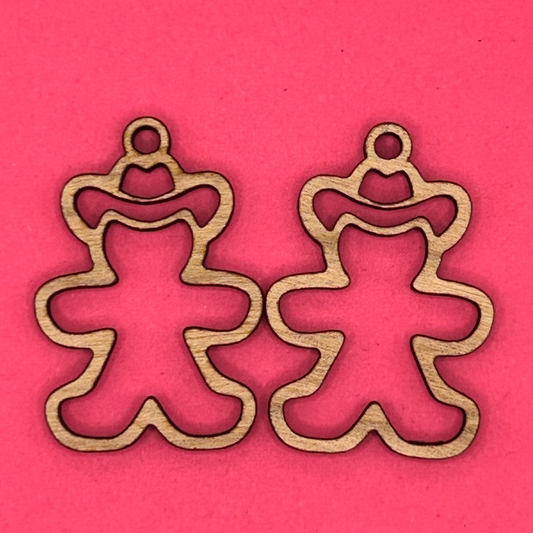 Blank Cowgirl Gingerbread wooden bezel