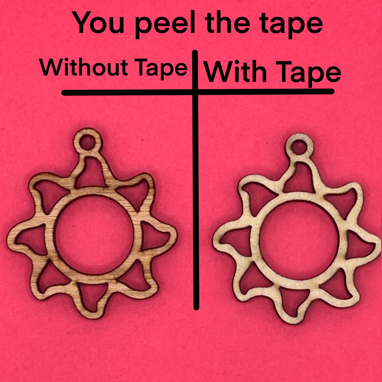 Blank Sun wooden bezels