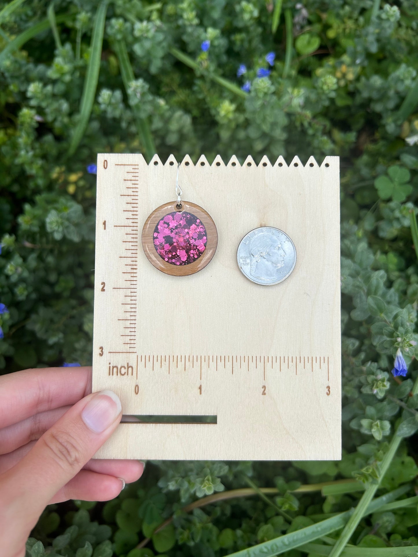 Jane wooden earrings