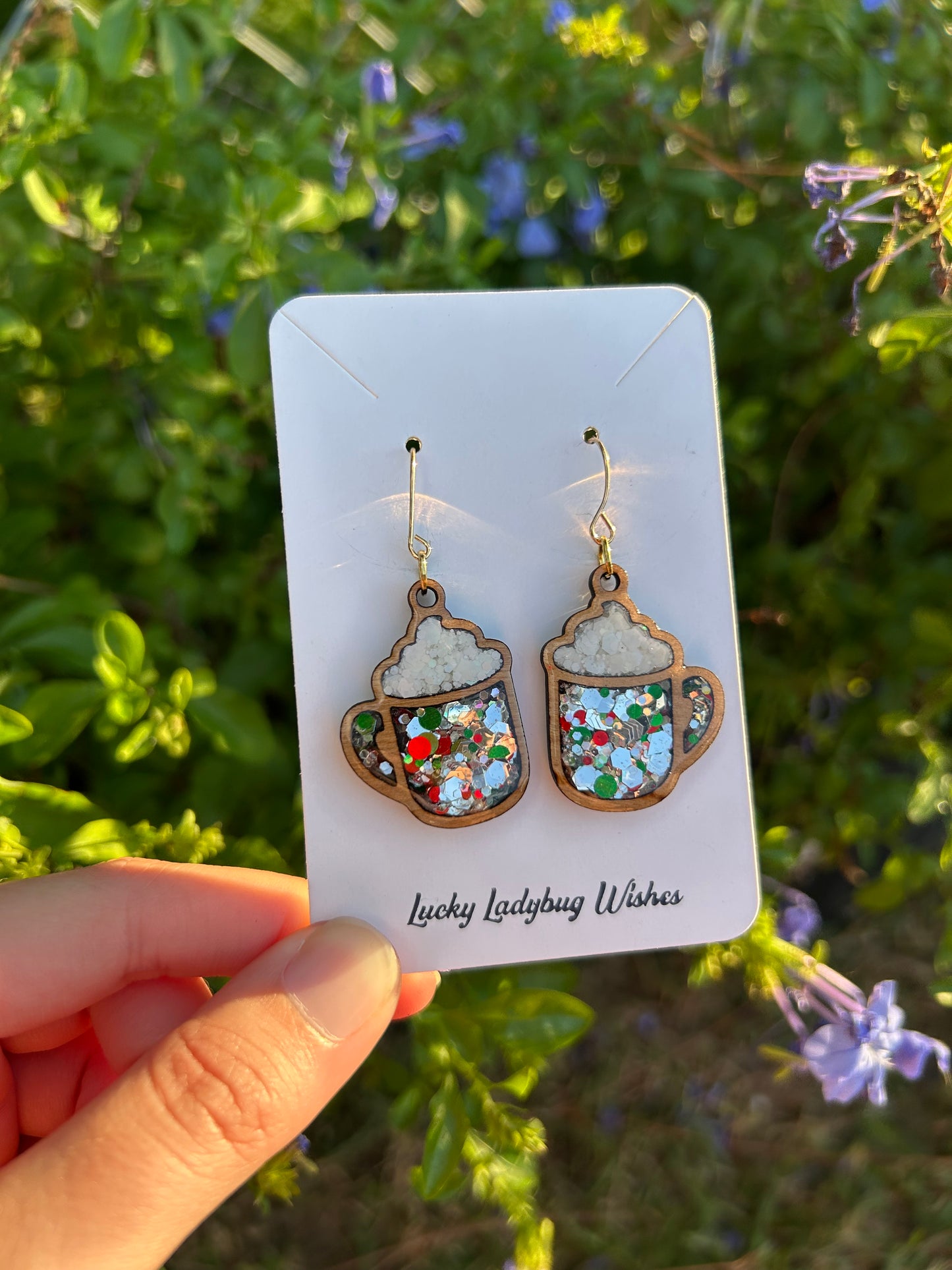Christmas Mug earrings