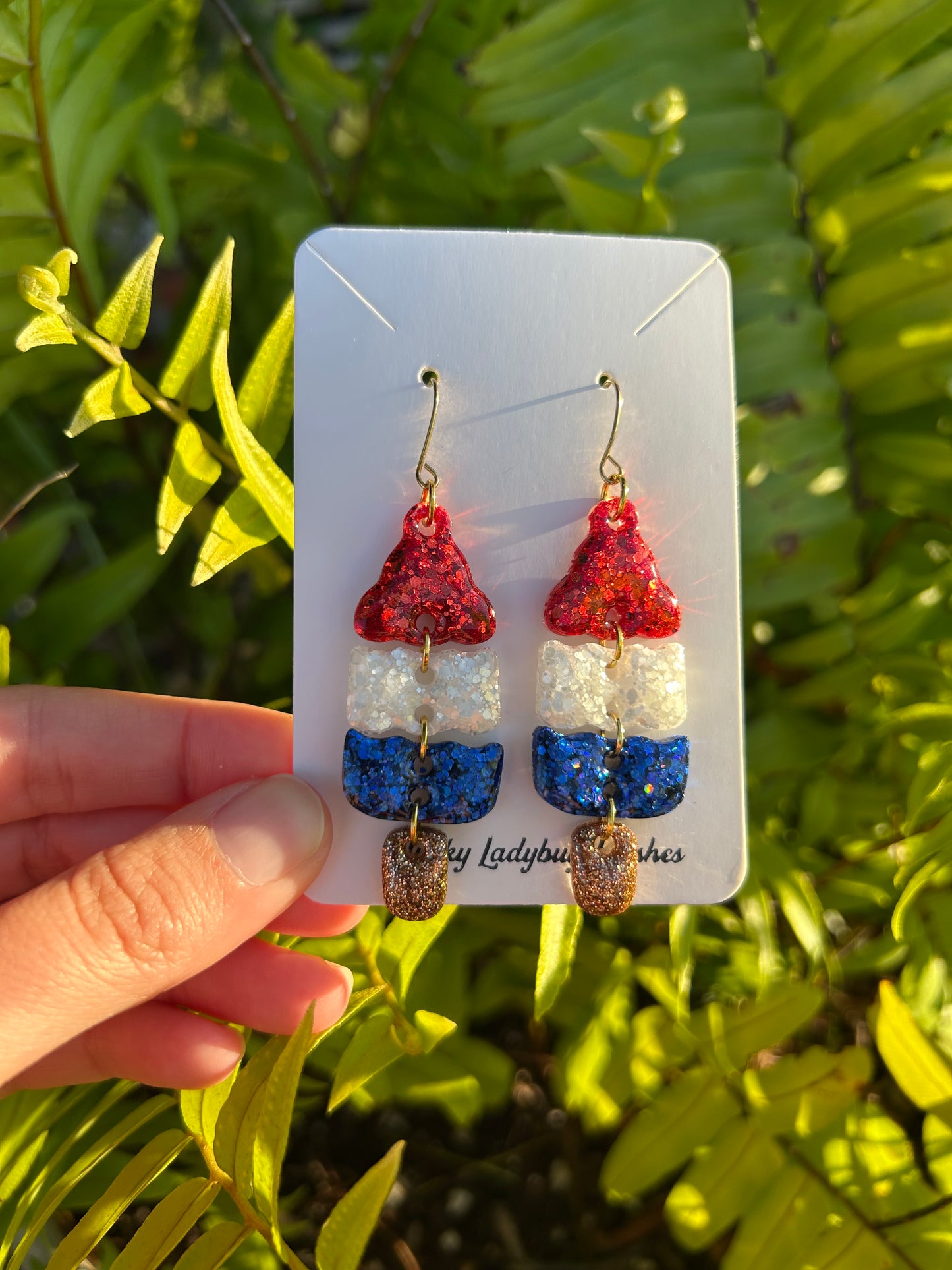 Tiered Bomb Pop earrings