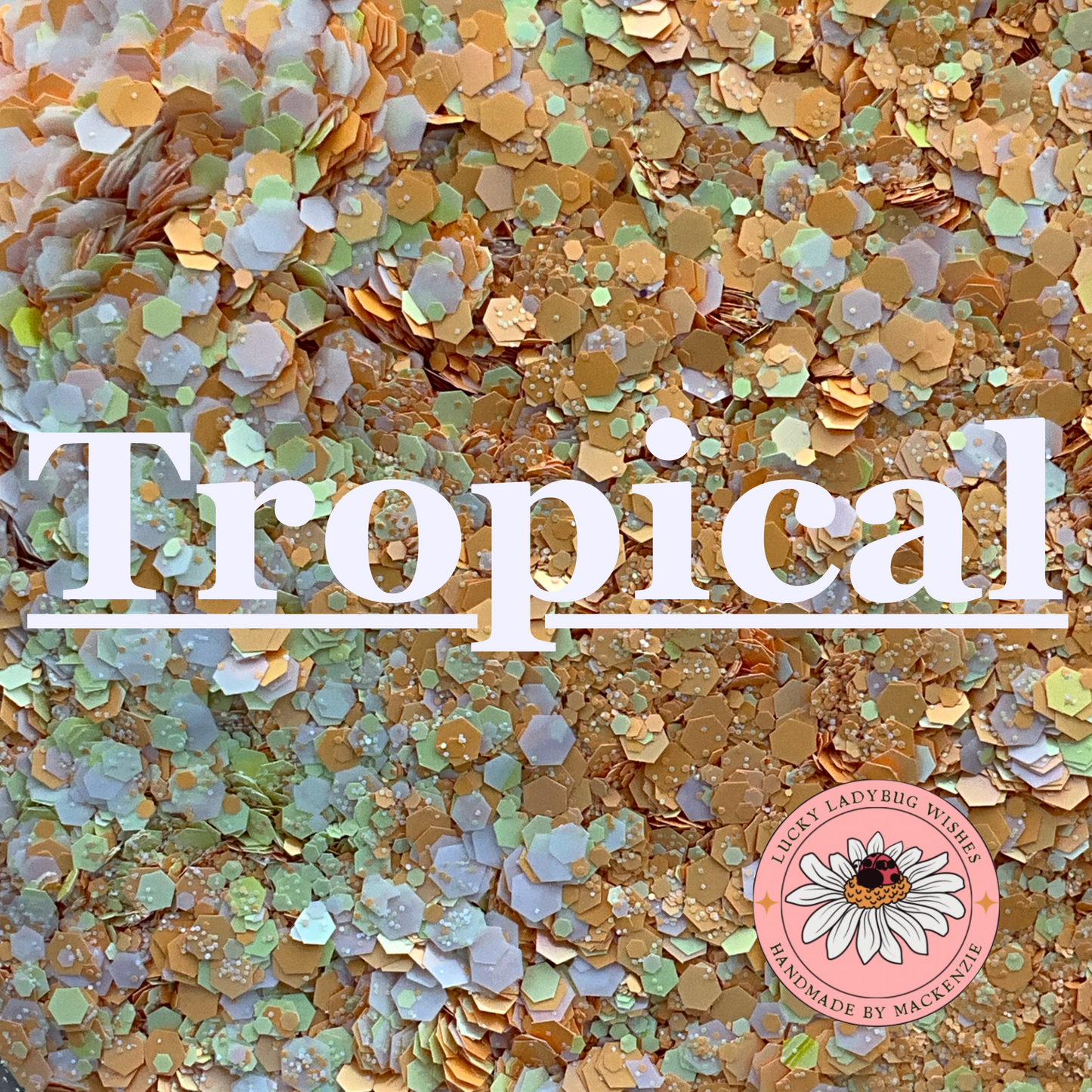 Tropical glitter