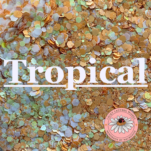 Tropical glitter