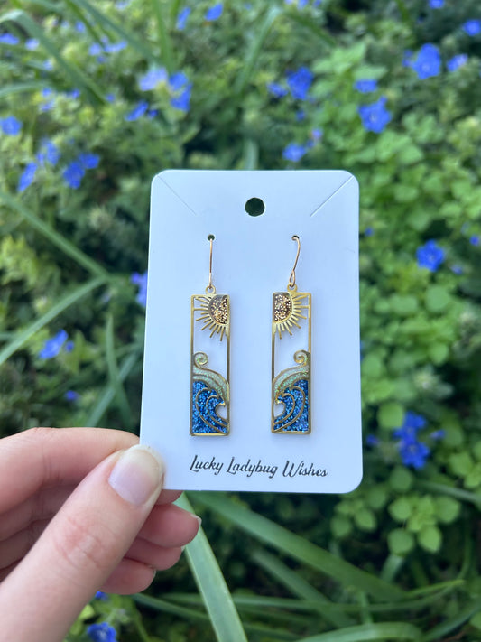 Beach earrings