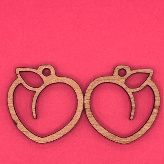 Blank Peach wooden bezel