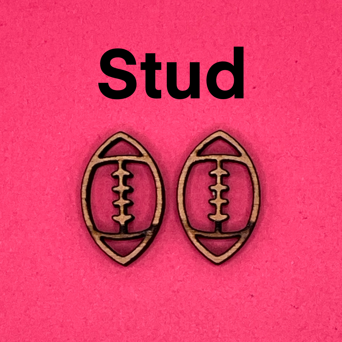 Blank Footballs wooden bezels