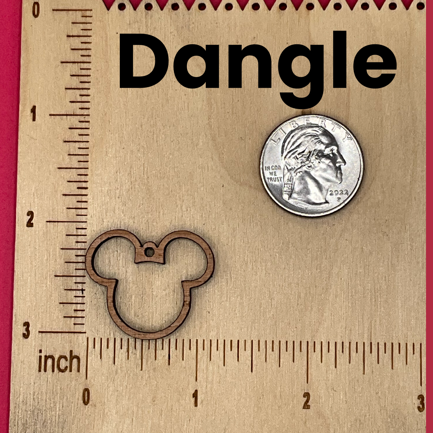 Blank Mouse Heads wooden bezels