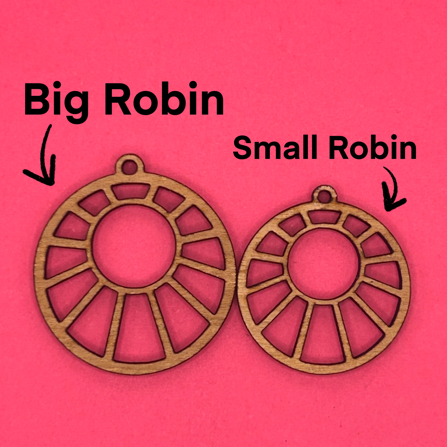 Blank Robin wooden bezels