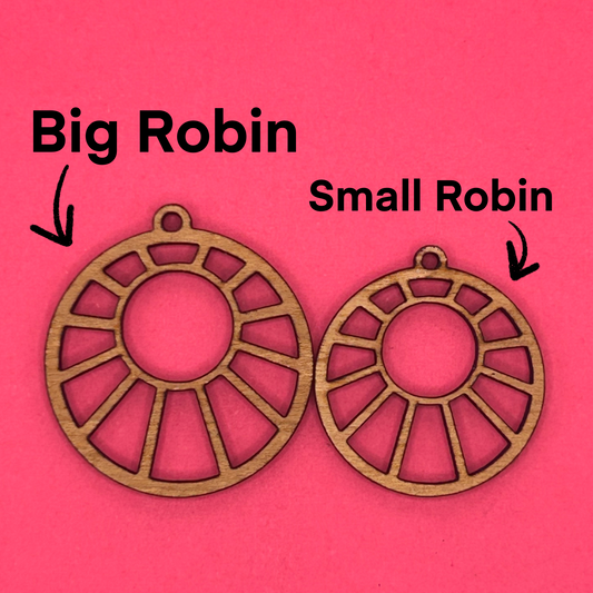 Blank Robin wooden bezels