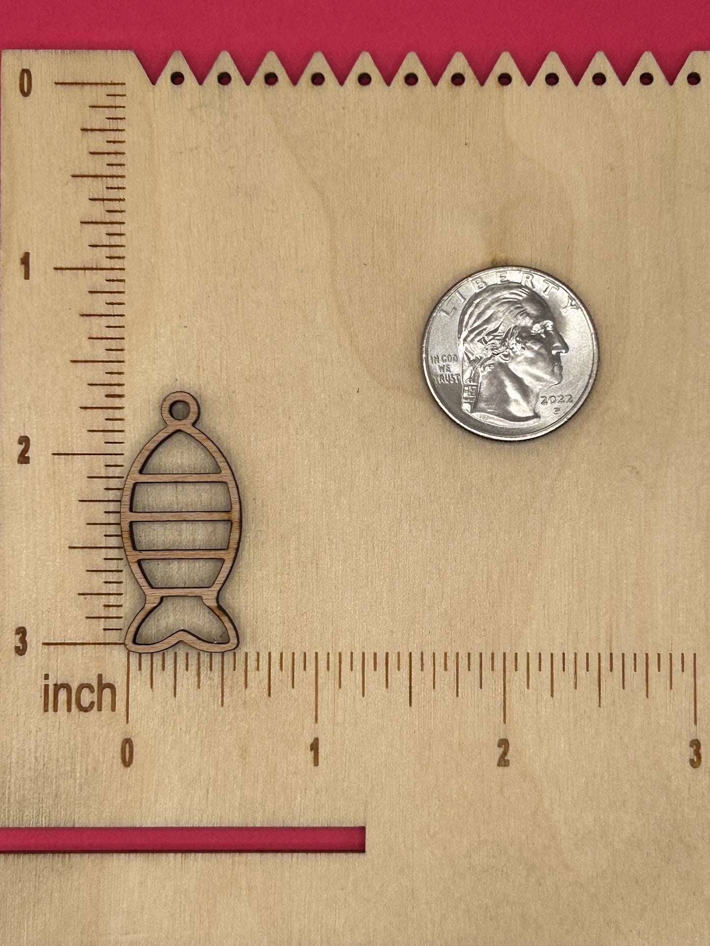 Blank Fish wooden bezels