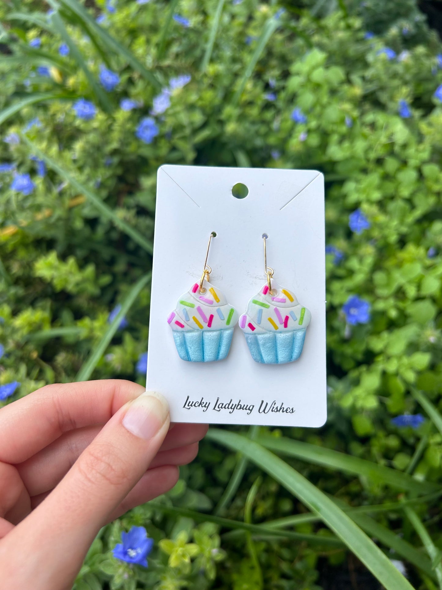 Cupcake earrings