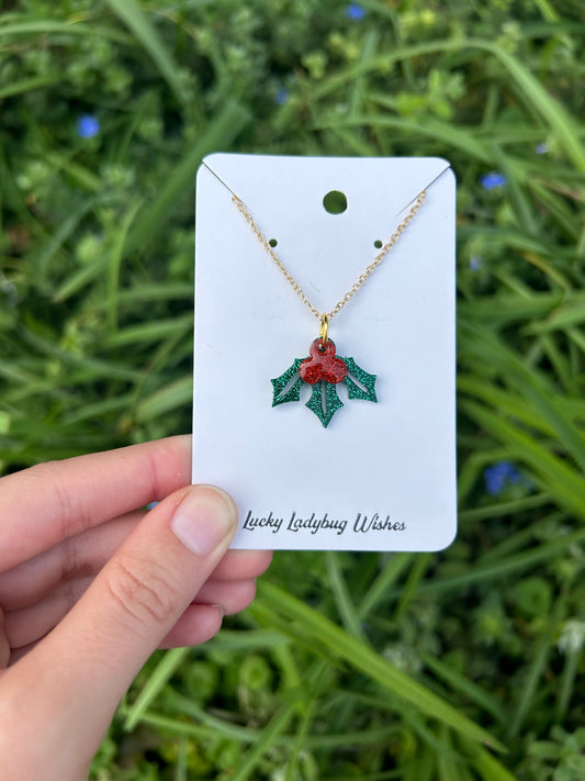 Mistletoe necklace