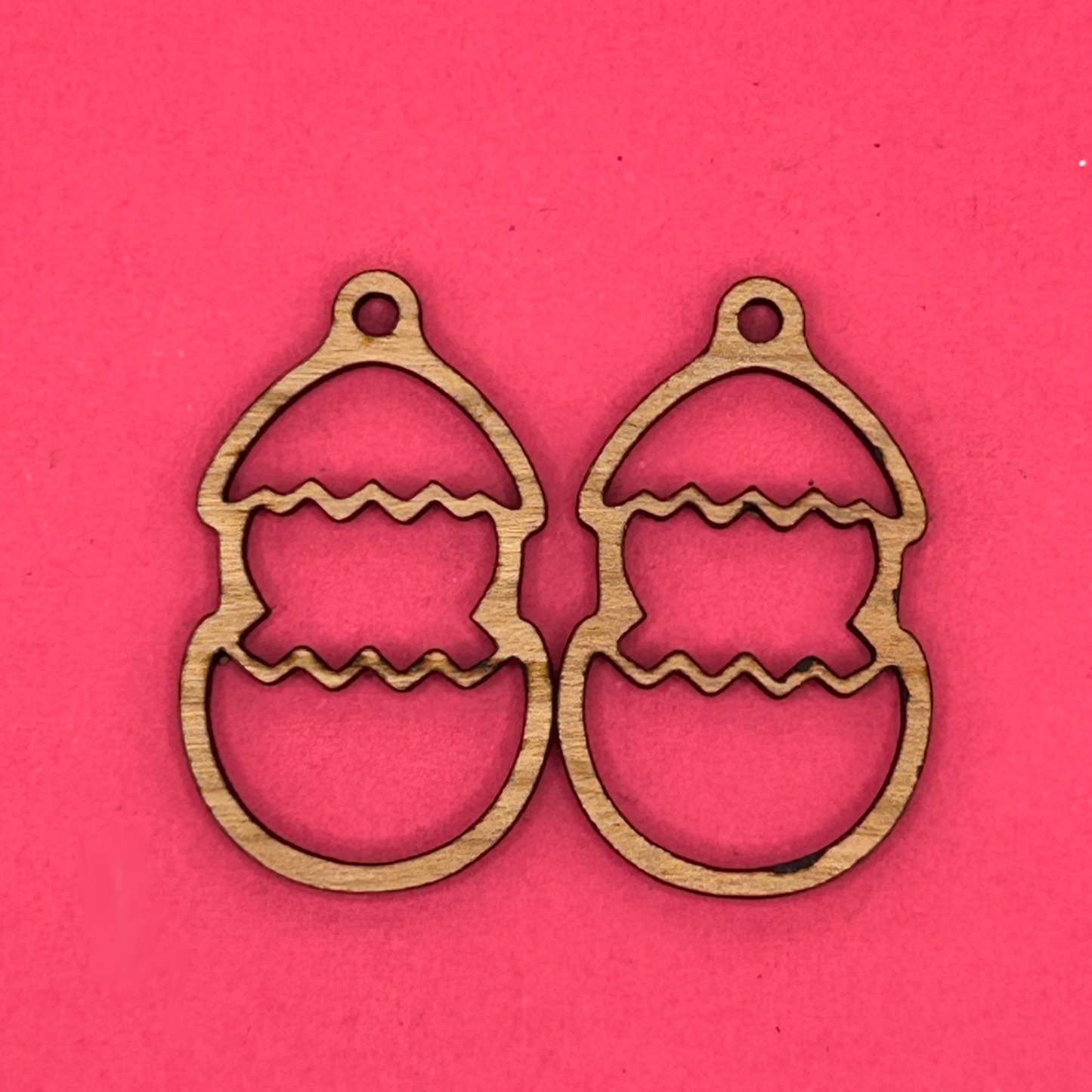 Blank Chick Hatching wooden bezels