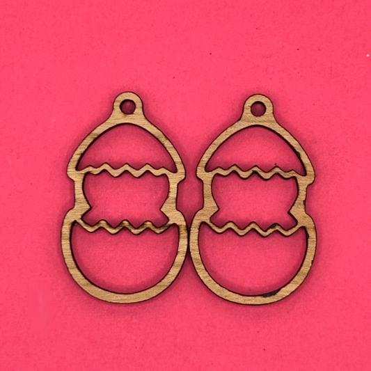 Blank Chick Hatching wooden bezels