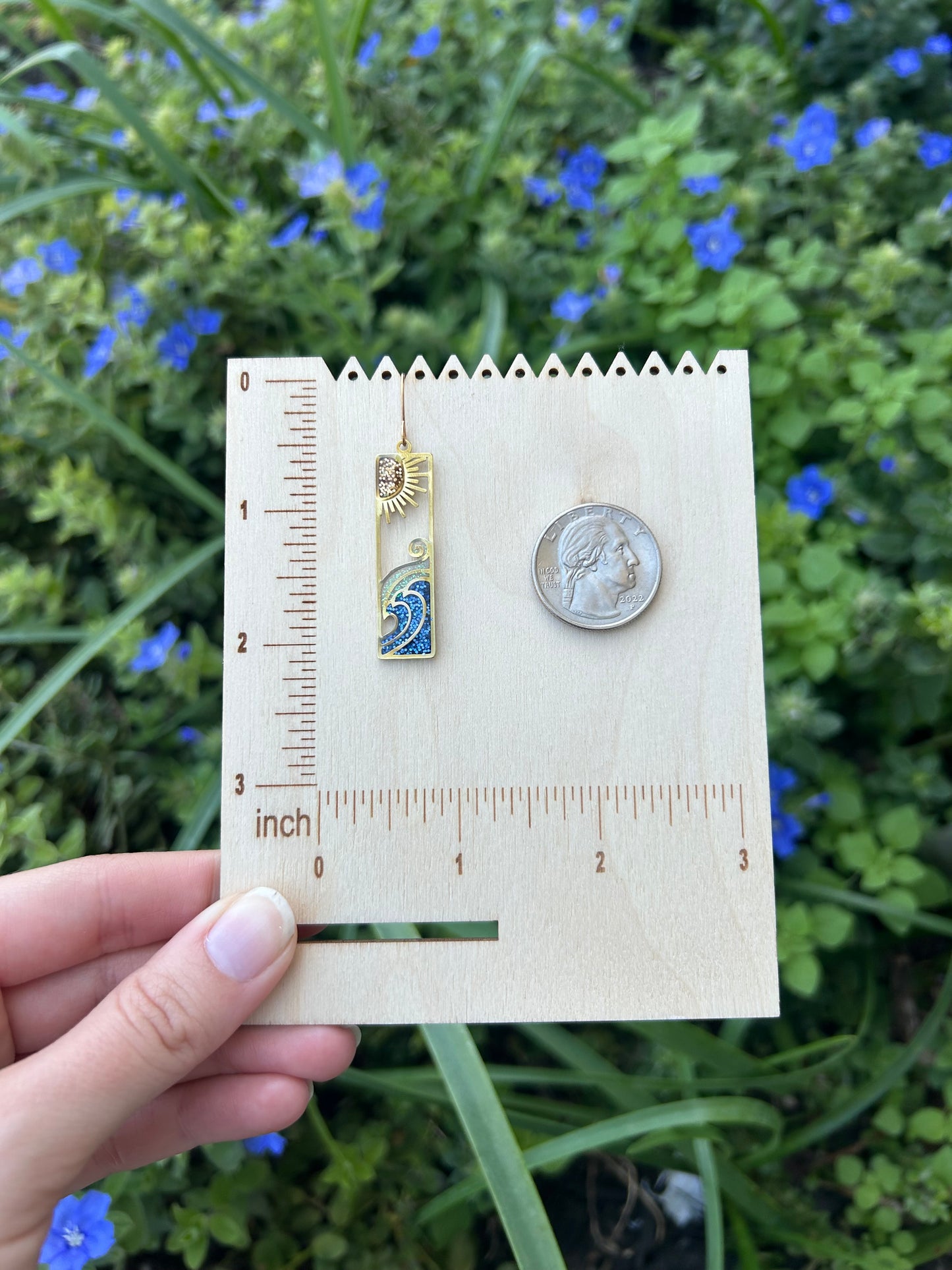 Beach earrings